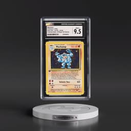 1999 Base Set #8/102 Machamp - 1st Edition 2-Player CD Starter Cosmos Holo (CGC 9.5 MINT+)