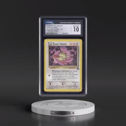1999 Black Star Promos #18 Team Rocket's Meowth - Pokémon League (CGC 10 GEM MINT)