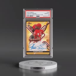 2022 Topps Finest Finest Autographs #HG Hunter Greene - Gold Refractor (PSA 10 GEM MINT)