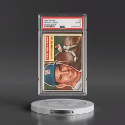 1956 Topps #5 Ted Williams - White Back (PSA 2 GOOD)