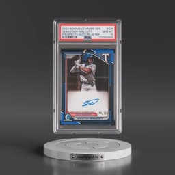 2024 Bowman Mega Box Chrome Bowman Prospect Mega Autographs #SW Sebastian Walcott - Blue Refractor (PSA 10 GEM MINT)