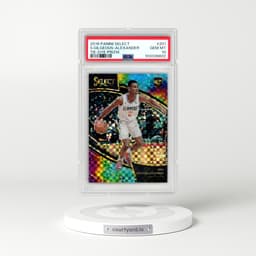 2018 Panini Select #201 Shai Gilgeous-Alexander - Tie-Dye Prizm (PSA 10 GEM MINT)