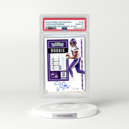 2020 Panini Contenders #109 Justin Jefferson - Variation-Autograph-Stub (PSA 10 GEM MINT)