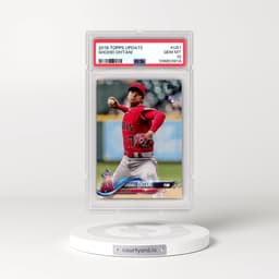 2018 Topps Update #US1 Shohei Ohtani - Pitching in Red Jersey (PSA 10 GEM MINT)