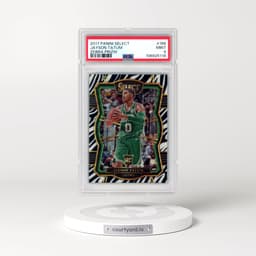 2017 Panini Select #166 Jayson Tatum - Zebra Prizm (PSA 9 MINT)