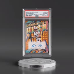 2024 Topps Chrome Chrome All-Etch Rookie Rush Autographs #RRADM Drake Maye - Orange Geometric (PSA 10 GEM MINT)
