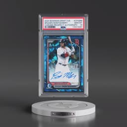 2024 Bowman Draft Sapphire Edition Chrome Sapphire Prospect Autographs #CPABM Braden Montgomery (PSA 10 GEM MINT)