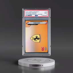 2020 Topps Chrome Formula 1 #113 Scuderia Ferrari - 70th Anniversary-Orange (PSA 9 MINT)