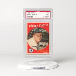 1959 Topps #10 Mickey Mantle (PSA 5 EX)