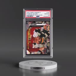 2020 Topps Chrome Formula 1 Sapphire Edition #155 Charles Leclerc - 70th Anniversary (PSA 10 GEM MINT)