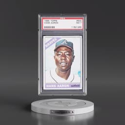 1966 Topps #500 Hank Aaron (PSA 7 NM)