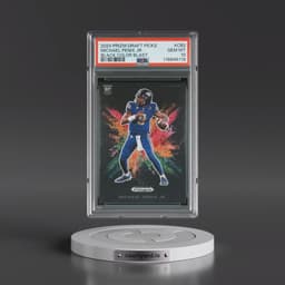 2024 Panini Prizm Draft Picks Black Color Blast #CB2 Michael Penix Jr. (PSA 10 GEM MINT)