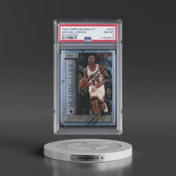 1996 Topps Holding Court #HC2 Michael Jordan - w/Coating (PSA 8 NM-MT)