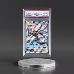 2019 Pokémon SM Black Star Promo #SM168 Pikachu & Zekrom GX - Holo Full Art Tag Team Tins (PSA 10 GEM MINT)