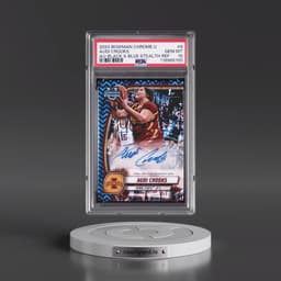 2024 Bowman Chrome University #9 Audi Crooks - Autograph-Black & Blue Stealth Refractor (PSA 10 GEM MINT)