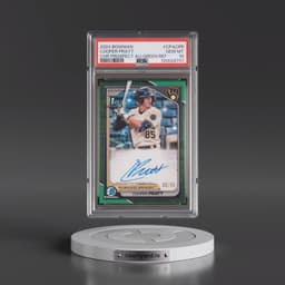 2024 Bowman Chrome Prospect Autographs #CPACPR Cooper Pratt - Green Refractor (PSA 10 GEM MINT)