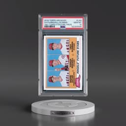 2018 Topps Archives 1981 Topps Future Stars Trios #LAA Parker Bridwell/Shohei Ohtani/Troy Scribner (PSA 10 GEM MINT)