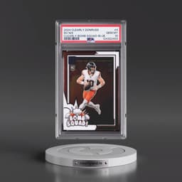 2024 Panini Clearly Donruss Clearly Bomb Squad #4 Bo Nix - Blue (PSA 10 GEM MINT)
