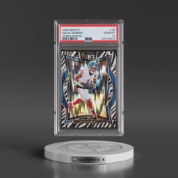 2024 Panini Select #29 Malik Nabers - Zebra Shock (PSA 10 GEM MINT)