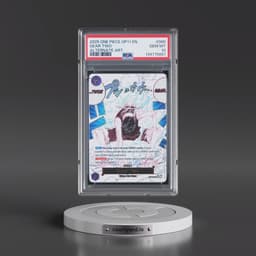 2025 One Piece OP11-A Fist of Divine Speed #080 Gear Two - Alternate Art (PSA 10 GEM MINT)