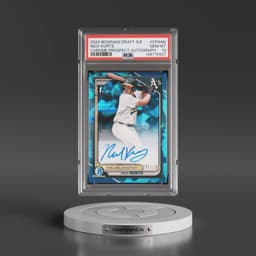 2024 Bowman Draft Sapphire Edition Chrome Sapphire Prospect Autographs #CPANK Nick Kurtz (PSA 10 GEM MINT)