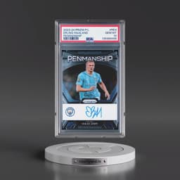 2023-24 Panini Prizm Premier League Penmanship #PEH Erling Haaland (PSA 10 GEM MINT)