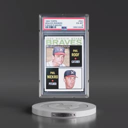 1964 Topps #541 Braves Rookies - Phil Roof/Phil Niekro (PSA 6 EX-MT)