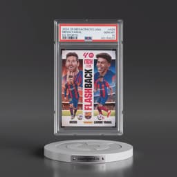 2024 Panini Megacracks Mgk Laliga EA Sports #429 Lamine Yamal/Lionel Messi (PSA 10 GEM MINT)