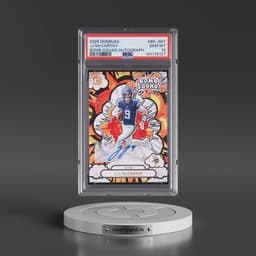 2025 Panini Donruss Bomb Squad #BS-JMY JJ McCarthy - Autograph (PSA 10 GEM MINT)