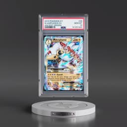 2015 Pokémon XY Ancient Origins #28 M Ampharos EX - Holo (PSA 10 GEM MINT)