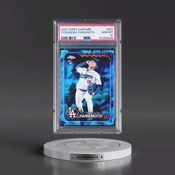 2024 Topps Chrome Sapphire #553 Yoshinobu Yamamoto (PSA 10 GEM MINT)