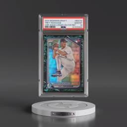 2024 Bowman Draft #BDC92 Trey Yesavage - Chrome-Aqua Lunar Crater Refractor (PSA 10 GEM MINT)