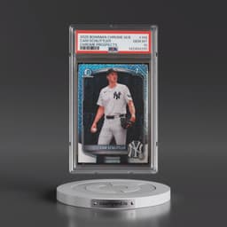 2025 Bowman Chrome Mega Box Chrome Prospects #166 Cam Schlittler (PSA 10 GEM MINT)