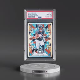 2024 Panini Mosaic Stained Glass #SG15 Rome Odunze (PSA 10 GEM MINT)