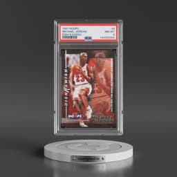1997 Hoops Dish N Swish #5 Michael Jordan (PSA 8 NM-MT)