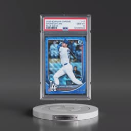 2025 Bowman Chrome #17 Shohei Ohtani - Blue Wave (PSA 10 GEM MINT)