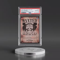 2025 One Piece OP13-Carrying on His Will #118 Gol D. Roger - Wanted Alternate Art (PSA 10 GEM MINT)