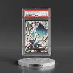 2025 One Piece OP12-Legacy of the Master #037 Demon Aura Nine-Sword Style Asura Blades Drawn Dead Man's Game - Alternate Art (PSA 10 GEM MINT)
