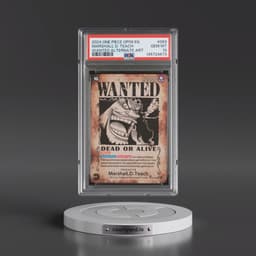 2024 One Piece OP09-Emperors in the New World #093 Marshall D. Teach - Wanted Alternate Art (PSA 10 GEM MINT)