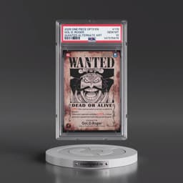 2025 One Piece OP13-Carrying on His Will #118 Gol D. Roger - Wanted Alternate Art (PSA 10 GEM MINT)