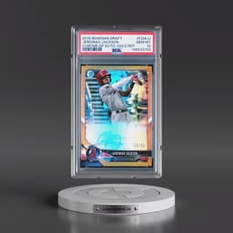 2018 Bowman Draft Chrome Draft Picks Autographs #CDAJJ Jeremiah Jackson - Gold Refractor (PSA 10 GEM MINT)