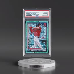 2024 Bowman Draft #BDC19 Roman Anthony - Chrome-Aqua Wave (PSA 10 GEM MINT)