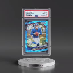 2025 Panini Prizm #332 Jaxson Dart - Blue Ice (PSA 10 GEM MINT)