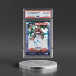2024 Topps Chrome Sapphire Edition Topps Chrome Autographs #TCAASA Alexandre Sarr - Purple (PSA 10 GEM MINT)