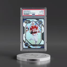 2024 Panini Select #218 Drake Maye - Die-Cut Silver Prizm (PSA 10 GEM MINT)