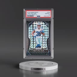 2019 Panini Prizm #339 Tony Pollard - Black Finite 1/1 (PSA 10 GEM MINT)