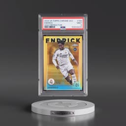 2024-25 Topps Chrome UEFA Club Competitions #100 Endrick - Gold Refractor (PSA 9 MINT)