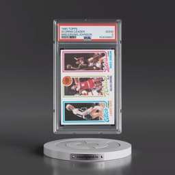 1980 Topps #6 Julius Erving/Larry Bird/Magic Johnson - Scoring Leader (PSA 2 GOOD)