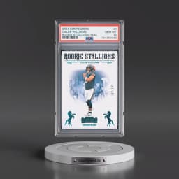 2024 Panini Contenders Rookie Stallions #1 Caleb Williams - Teal (PSA 10 GEM MINT)