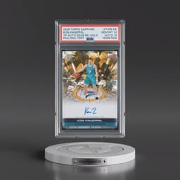 2025 Topps Chrome Sapphire Edition Topps Autograph Issue Rookies #TAIR-KK Kon Knueppel - Gold (PSA 10 GEM MINT)